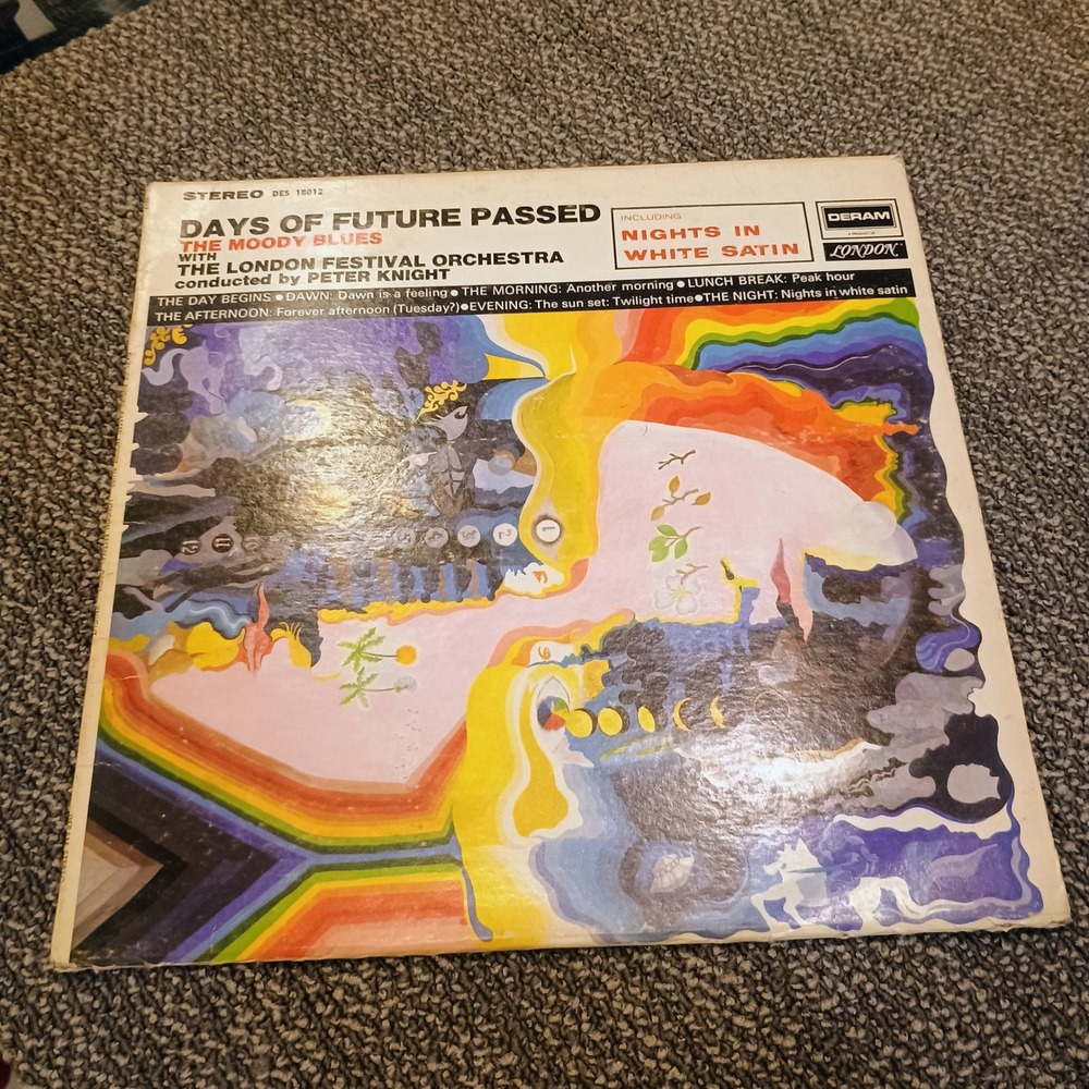 The Moody Blues Days of Future Passed Vinyl LP Deram DES 18012 Nights